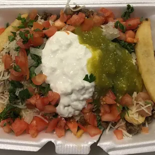 Great tasting Asada fries.