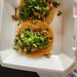 Chicken tacos