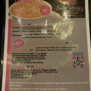 Desserts- too full to try, next time indeed.