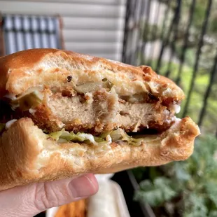 Chickin sandwich cross section (vegan) $15.00