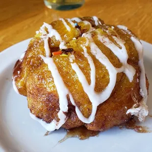 Monkey bun ($3). Moist and tasty. Like a cinnabon but slightly different.