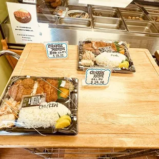 Freshly made bentos to go!