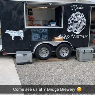 Food trailer for j smoke bbq