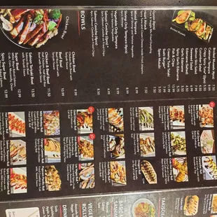 menu, ramen and noodles