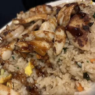 Seafood fried rice