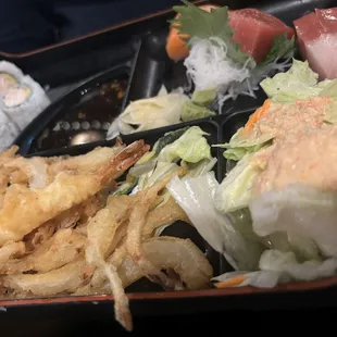 Sashimi bento