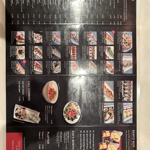 Menu Side B January 2025