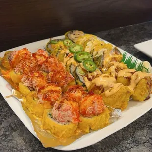 71. Firecracker Roll 79. Combination A Deep Fried Rolls