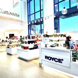 the inside of the store
