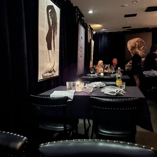 Some of the paintings and ambiance of restaurant when you walk in