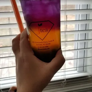 Butterfly lychee tea