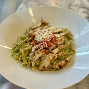 Grilled Chicken Penne Pesto Pasta 10/10