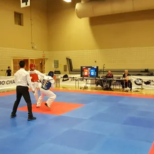 Students at "Light of the World" tournament.