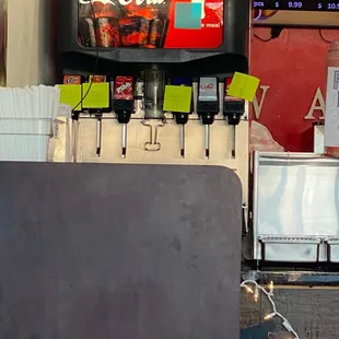 Broken drink machine