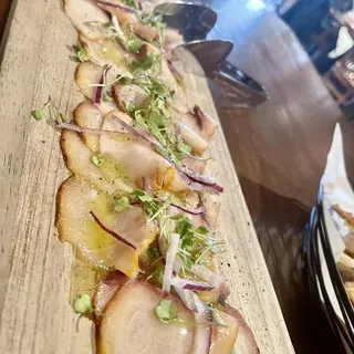 Cold Smoked Swordfish Carpaccio