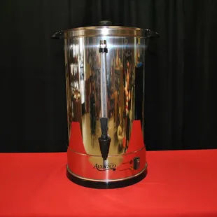 This coffee machine is for 110 cups also able to use it as warming water for tea.