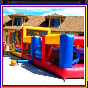 Our super race through obstacle 55ft long