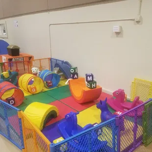 Our soft play set up for 4and under at whitting center