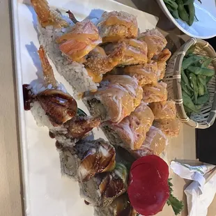 sushi and sashimi, food, sashimi, sushi