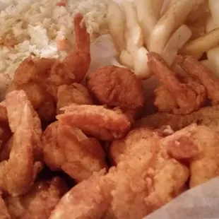 Fish scallops and oysters