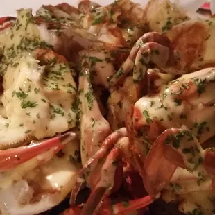 Garlic crab