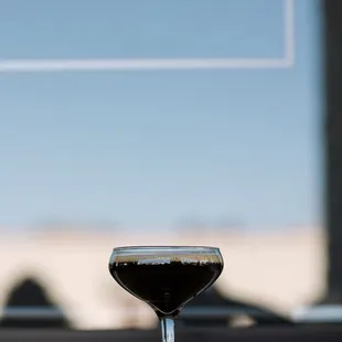Espresso Martini at Sunset