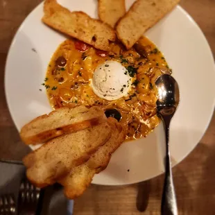 Mushrooms and Goat Cheese. To die for!