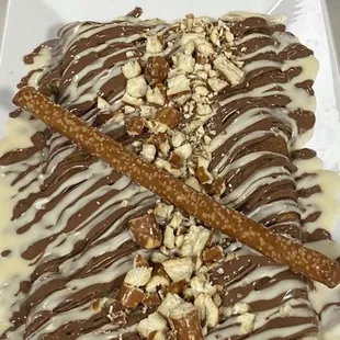 Pretzel crêpes