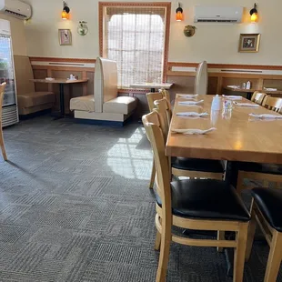 Inside restaurant
