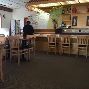 interior, pizza