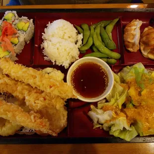 Brett&apos;s shrimp tempura bento