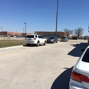 Interesting new parking arrangement.