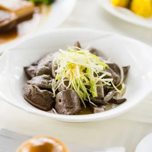 Poached Pork Liver