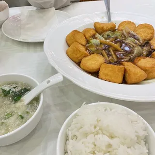 Deep Fried Crispy Tofu