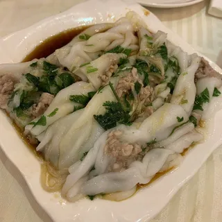 #35. Steamed Rice Paper Roll with BBQ Pork