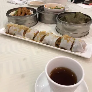 #37. Steamed Rice Paper with Mushroom and Fish Paste