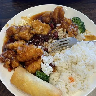 General Tso's Chicken  Kung Pao Shrimp