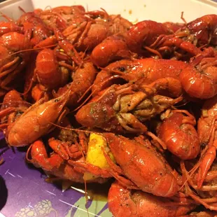 3 lbs Crawfish.  Awesome!