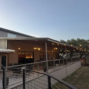Outside