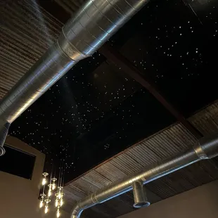 Ceiling inside. So pretty!
