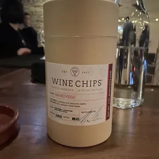 Wine chips - manchego