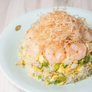 Black Pepper Shrimp &amp; Bonito Flakes Fried Rice