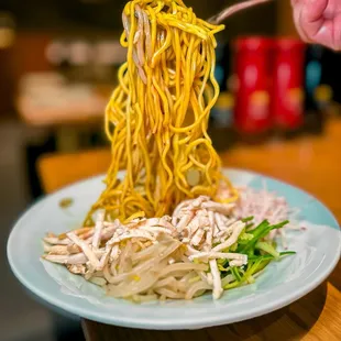 Green Tea Cold Noodle Salad