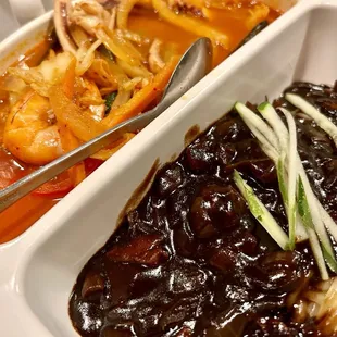 Jjajang Jjamppong combo