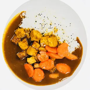 a bowl of food
