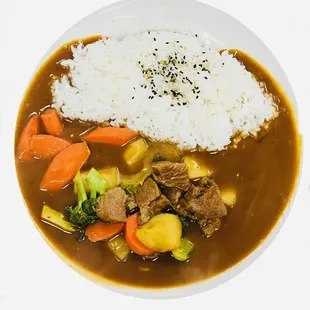 a plate of food