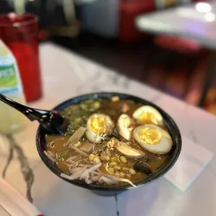 Miso Ramen w/ 2 extra eggs