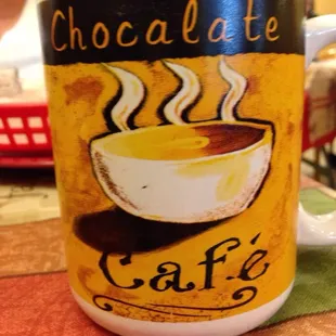 Coffee in a real cup!