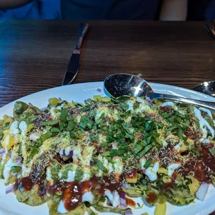 Palak chaat