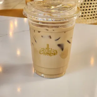 Iced latte, good